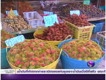 ราคาผลไม้ไทยในจีนปรับตัวสูงขึ้น