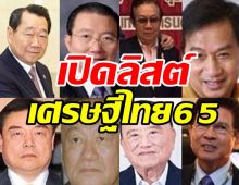  ฟอร์บส์เปิด50อันดับมหาเศรษฐีไทยปี65 รวยสูงสุด9.33แสนล้าน