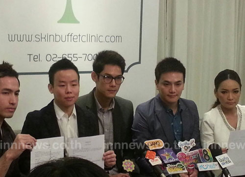 กันต์ พร้อมหุ้นส่วน skin buffet clinic แถลง พ่อน้ำหวานขู่ฆ่าจริง 