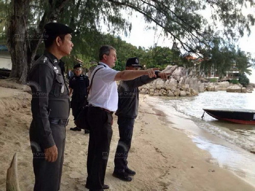 ตำรวจอังกฤษลงพื้นที่ตรวจจุดเกิดเหตุฆาตกรรม2นักท่องเที่ยวบนเกาะเต่า