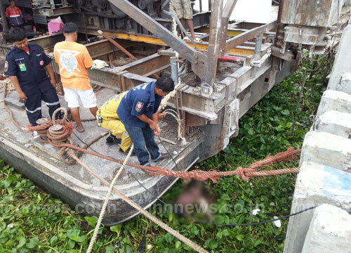 หญิงวัย35ปีลอยน้ำอืดกลางเจ้าพระยานนทบุรี