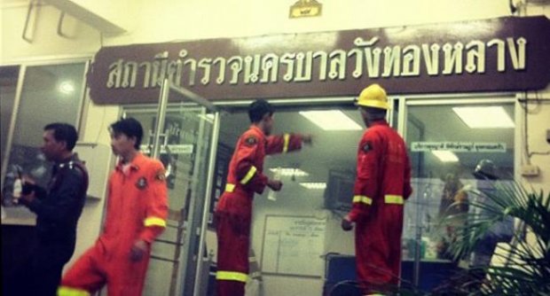 ปชป.สงสัยไหม้สน.วังทองหลางหลักฐานหาย