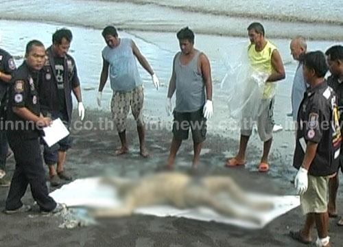 พบศพชายนิรนามลอยเกยหาดแหลมสิงห์