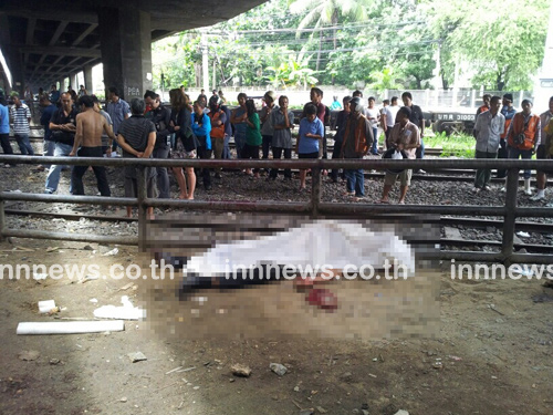 รปภ.ตายปริศนาริมทางรถไฟชุมชนเชื้อเพลิง