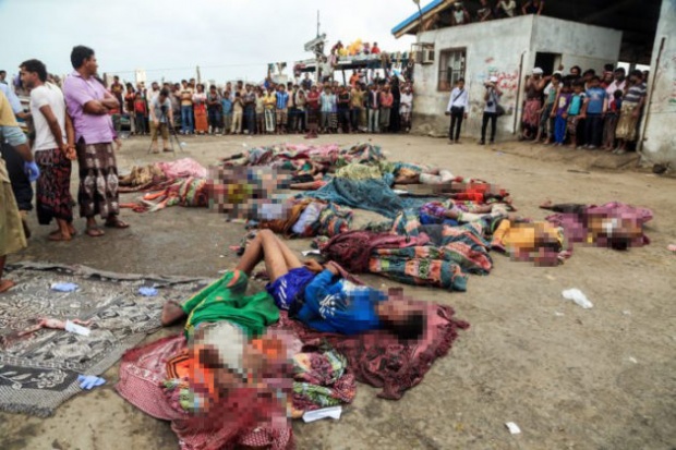 นี่มันอะไรกัน? ผู้อพยพทั้งเด็ก-สตรีถูกกราดยิงกลางทะเล ศพกองเกลื่อนท่าเรือเยเมน