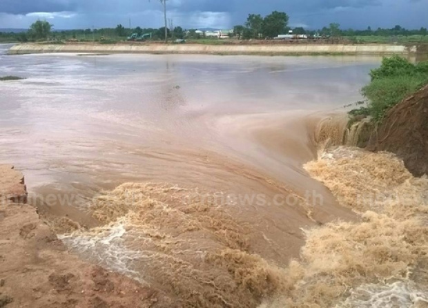 ฝนถล่มชัยภูมิฝายดินขาดเฝ้าระวังเข้มหวั่นน้ำป่าทะลักซ้ำ