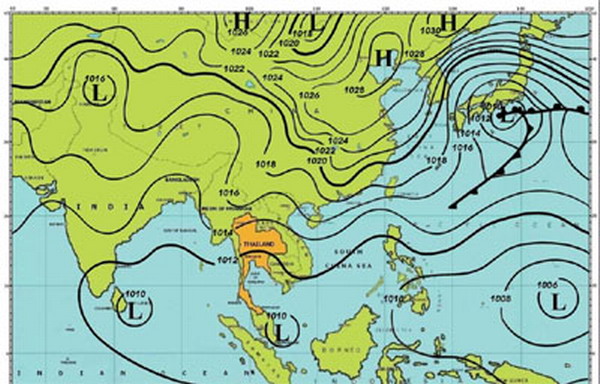 อุตุฯเตือนความกดอากาศสูงอ่อนกำลังลง ทั่วปท.อุณหภูมิสูงขึ้น มีหมอกเพิ่ม