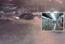 ฝนถล่มหนักทั่วเมืองโคราชกว่า 3 ชม. น้ำท่วมถนน-ห้างดัง จนท.