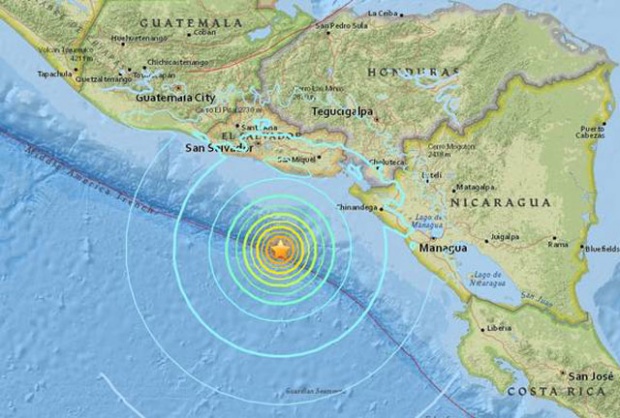 ระทึก!! แผ่นดินไหว 7.0 นอกฝั่งอเมริกากลาง เตือนสึนามิ