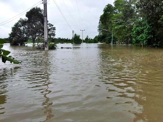 ศรีสะเกษ 5 อำเภอยังอ่วมท่วมหนัก