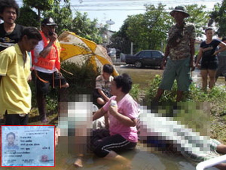 บางบัวทองไฟดูด 2 ศพสังเวยน้ำท่วม