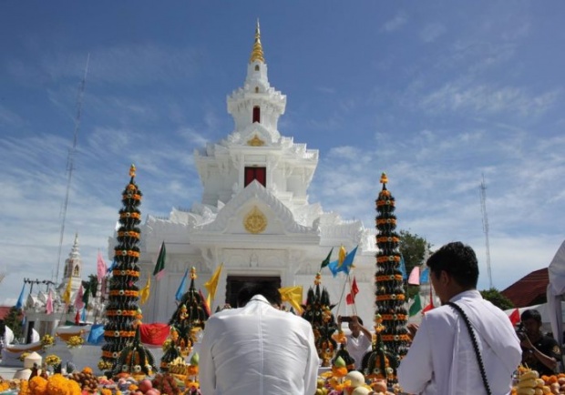 พายุถล่ม!! งานบวงสรวงศาลหลักเมือง ชาวบ้านลือหึ่ง บูรณะผิดรูปแบบ ทำเกิดอาเพศ!!