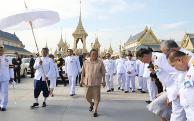 “สมเด็จพระเทพฯ” ทรงเปิดนิทรรศการพระเมรุมาศ รับสั่งดูแลความเรียบร้อยให้ประชาชน