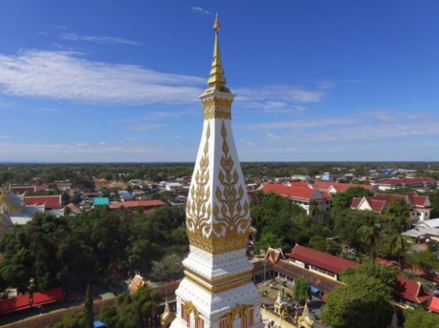 ทองอร่าม!ภาพภายในองค์พระธาตุพนม ของล้ำค่า-สิ่งศักดิ์สิทธิ์อื้อ