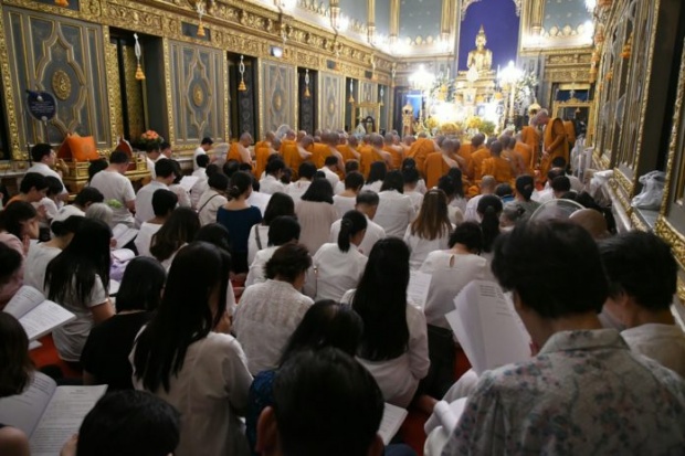 ชาวพุทธทำบุญ-เวียนเทียน วันมาฆบูชา ปีติเข้าเฝ้า “สมเด็จพระสังฆราช” ที่วัดราชบพิธ