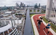 ลู่วิ่งลอยฟ้ากลางกรุงลอนดอน สูดอากาศบริสุทธิ์ท่ามกลางวิว 360 องศา