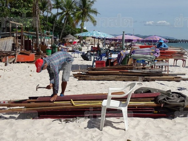 จัดระเบียบชายหาดหัวหินคืบหน้ามาก เจ้าของร้านอาหารถูกรื้อถอนเผยรู้สึกใจหาย