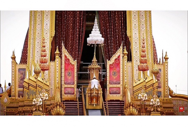 ร.10-พระบรมวงศานุวงศ์ เสด็จฯขึ้นพระเมรุมาศถวายพระเพลิงพระบรมศพ