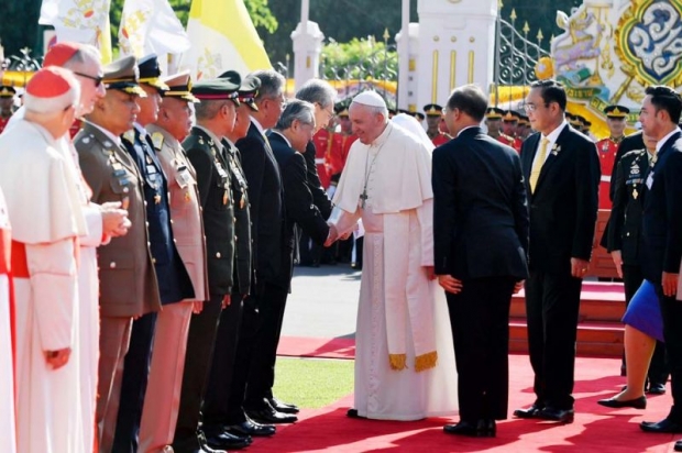 โป๊ปฟรานซิส เสด็จทำเนียบรัฐบาล ประทานพระดำรัส ยินดี เลือกตั้งไทย