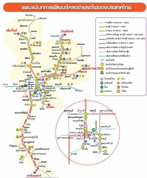 เปิดแนว ไฮสปีดเทรน 4 สายเพื่อไทย พาดผ่าน 21 จังหวัด