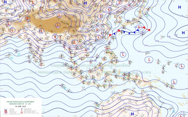 อุตุฯเตือนใต้ฝนตกหนักมาก-ภาคอื่นตกหนักบางแห่ง