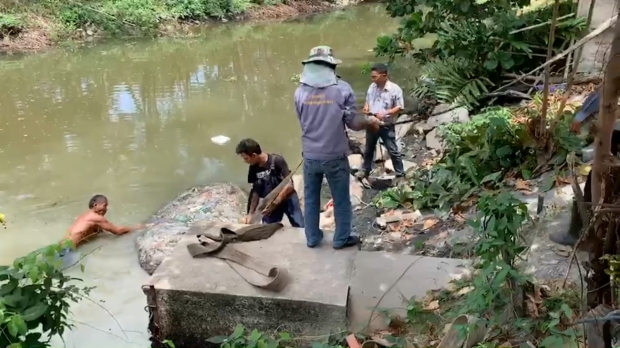 ระยอง! ปรับใช้ไอเดียจากออสเตรเลีย ใช้ตาข่ายดักขยะ ก่อนลงทะเล  