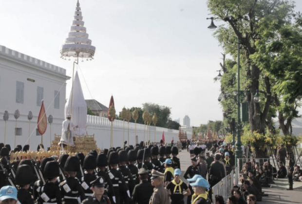 เป็นบุญตาที่ได้เห็น! สมเด็จพระเทพฯ เสด็จซ้อมริ้วขบวนอิสริยยศฯ พระบรมศพ