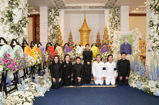 ‘พระองค์หญิง’ เสด็จเป็นองค์ประธานสวดพระอภิธรรมเจ้าสัววิชัย คืนที่ 2