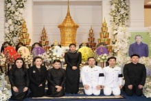 ‘พระองค์หญิง’ เสด็จเป็นองค์ประธานสวดพระอภิธรรมเจ้าสัววิชัย คืนที่ 2