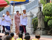 ในหลวง-ราชินี เสด็จในการพระราชพิธีพืชมงคลจรดพระนางคันแรกนาขวัญ