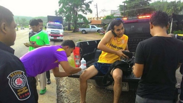 หวิดดับ !! ฮีโร่เหรียญเงิน อลป. วรพจน์ เพชรขุ้ม ประสบอุบัติเหตุทางรถยนต์