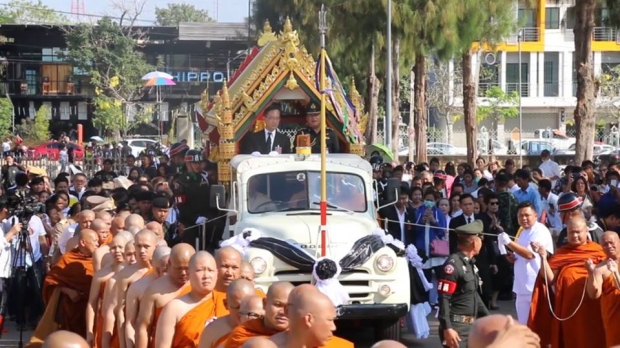 คนแน่นกราบขบวน เคลื่อนสรีระสังขาร หลวงพ่อคูณ