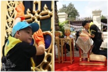 ปลื้มปีติ”พระองค์เจ้าทีปังกร” ทำความสะอาดสุสานหลวงวัดราชบพิธ