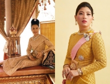 ฉลองพระองค์งดงามวิจิตร สมเด็จพระเจ้าลูกเธอ เจ้าฟ้าสิริวัณฯ ทรงตามรอยสมเด็จย่า