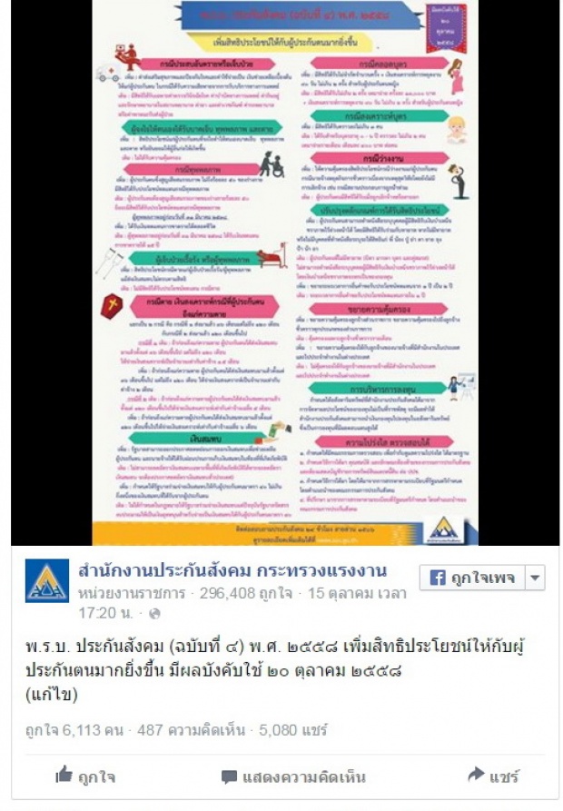 สยบลือมั่ว!ประกันสังคม เก็บ เงินมนุษย์เงินเดินเพิ่ม1000 บาท!?