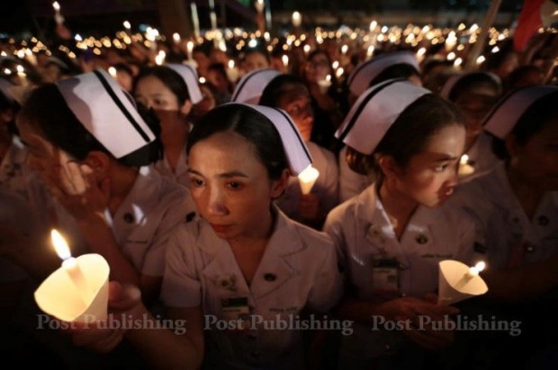 ศิริราช-กองทัพเรือ จัดพิธีแสดงความอาลัยในหลวงรัชกาลที่9