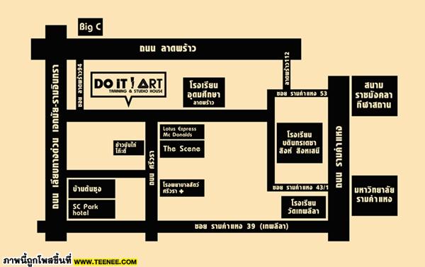 แผนที่ โรงเรียนจร้า