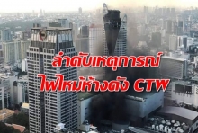 ลำดับเหตุการณ์ไฟไหม้เซ็นทรัลเวิลด์ กทม.ยืนยันต้นเพลิงมาจากชั้น 8 โซนศูนย์การค้า 