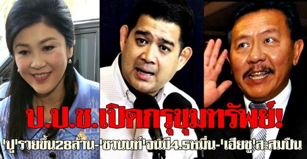 ป.ป.ช.เปิดกรุ!ขุมทรัพย์ปูรวยขึ้น28ล้าน