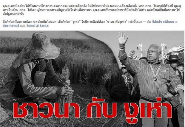 ‘ชูวิทย์’ อัด ‘สุเทพ-ปชป.’ คิดแต่เรื่องการเมือง เป็นได้แค่ ชาวนากับงูเห่า