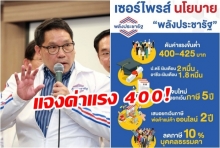 พรรคพลังประชารัฐ แจงค่าแรง 425 บาท ไม่เกี่ยวเงินเฟ้อ ยันไม่กระทบนักลงทุน-ผู้ประกอบการ