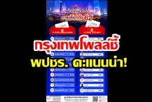 “กรุงเทพโพลล์” เปิดผลสำรวจ! ประชาชนเลือก “พลังประชารัฐ” มากสุด