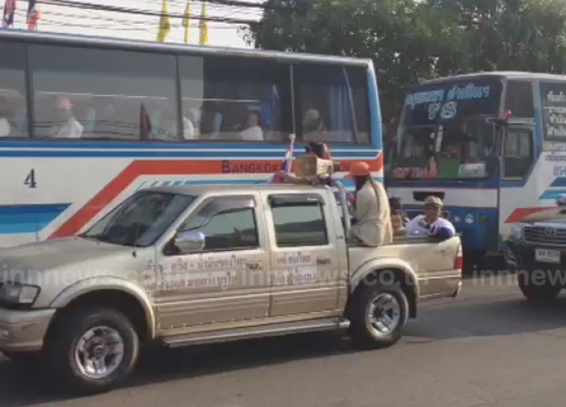 หลวงปู่พุทธะอิสระนำเคลื่อนไปลาดพร้าวแล้ว