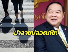 จัดไป! ‘บิ๊กป้อม’ สั่งให้ทำ ‘ทางม้าลาย’ ทั่วประเทศ เป็นพื้นที่ปลอดภัยกับประชาชน