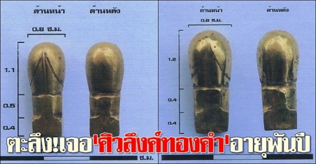 ตะลึง!เจอศิวลึงค์ทองคำอายุพันปี