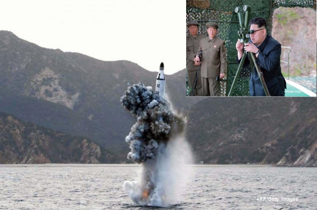 เกาหลีเหนือประกาศทดสอบยิงขีปนาวุธจากเรือดำน้ำได้สำเร็จ