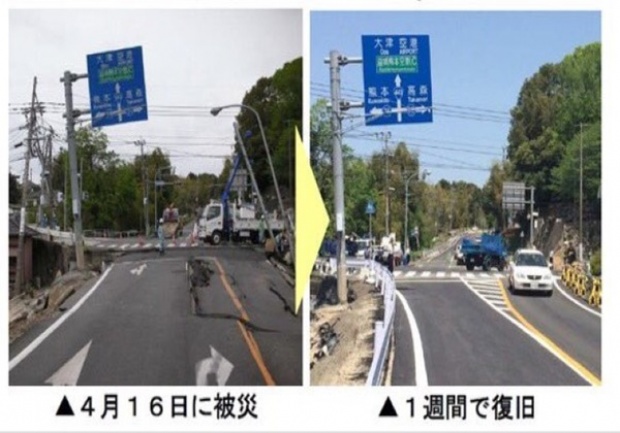 ทำได้ไง!!ญี่ปุ่นซ่อมถนนที่พังจากแผ่นดินไหว เสร็จใน 1 สัปดาห์ 