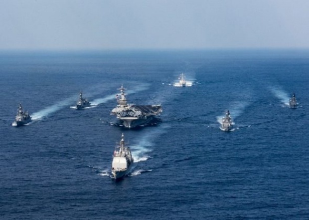 The Carl Vinson Carrier Strike Group is on a western Pacific deployment / AFP PHOTO