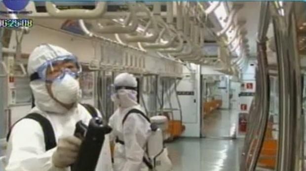 รพ.-รถไฟใต้ดินเกาหลีใต้ ผู้ใช้บริการลด กลัวติดไวรัสเมอร์ส