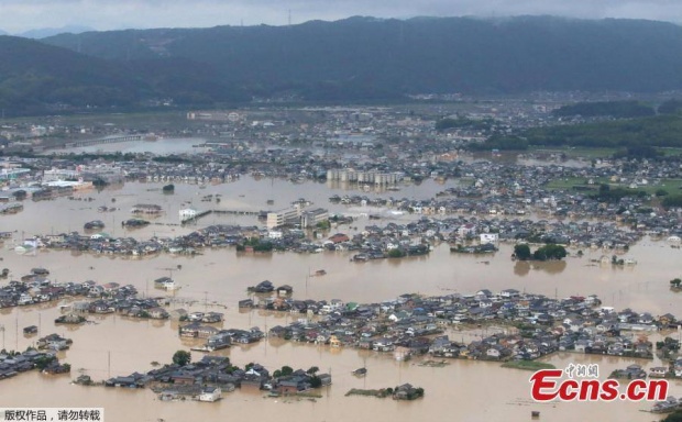 100 ศพแล้ว! น้ำท่วมญี่ปุ่นครั้งประวัติการณ์ สูญหายกว่าครึ่งร้อย